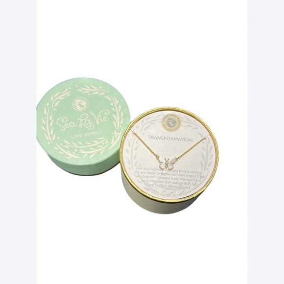 Sea La Vie Jewelry - 🦋 Sea La Vie “Transformation” Butterfly Necklace – 18K Gold Plated | Gift Ready